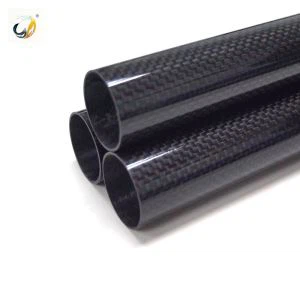 Testreszabott szénszálas cső 3K felület különböző szövéssel