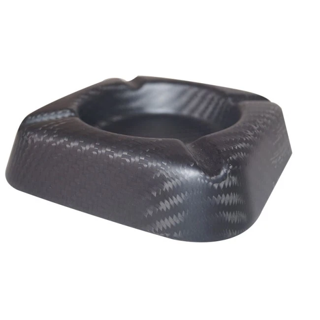 Carbon Fiber Black Ashtray