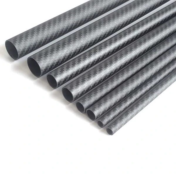 3k Glossy Carbon Fiber Round Tube